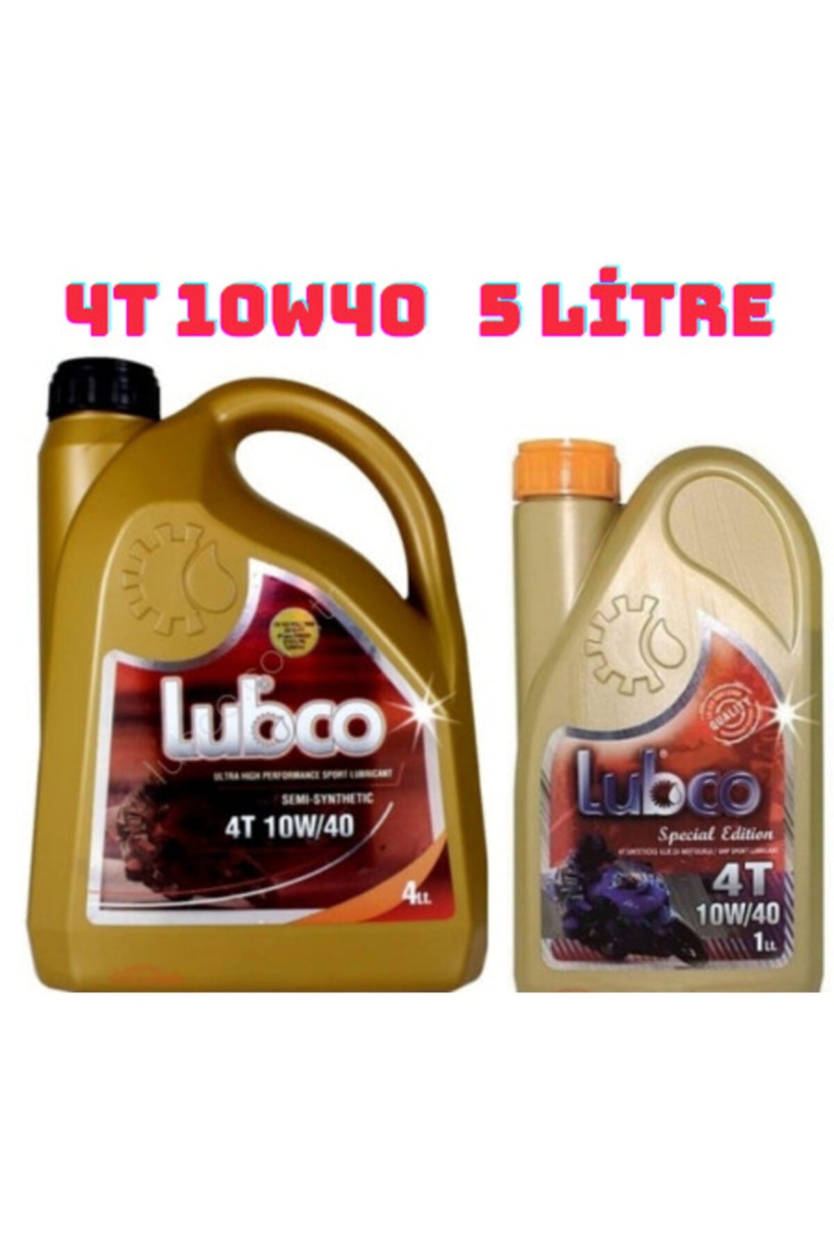 New Yeni Model Semy-sentetik 4t 10w40 4 1=5 Litre Motosiklet Yağı Ü.t 2023
