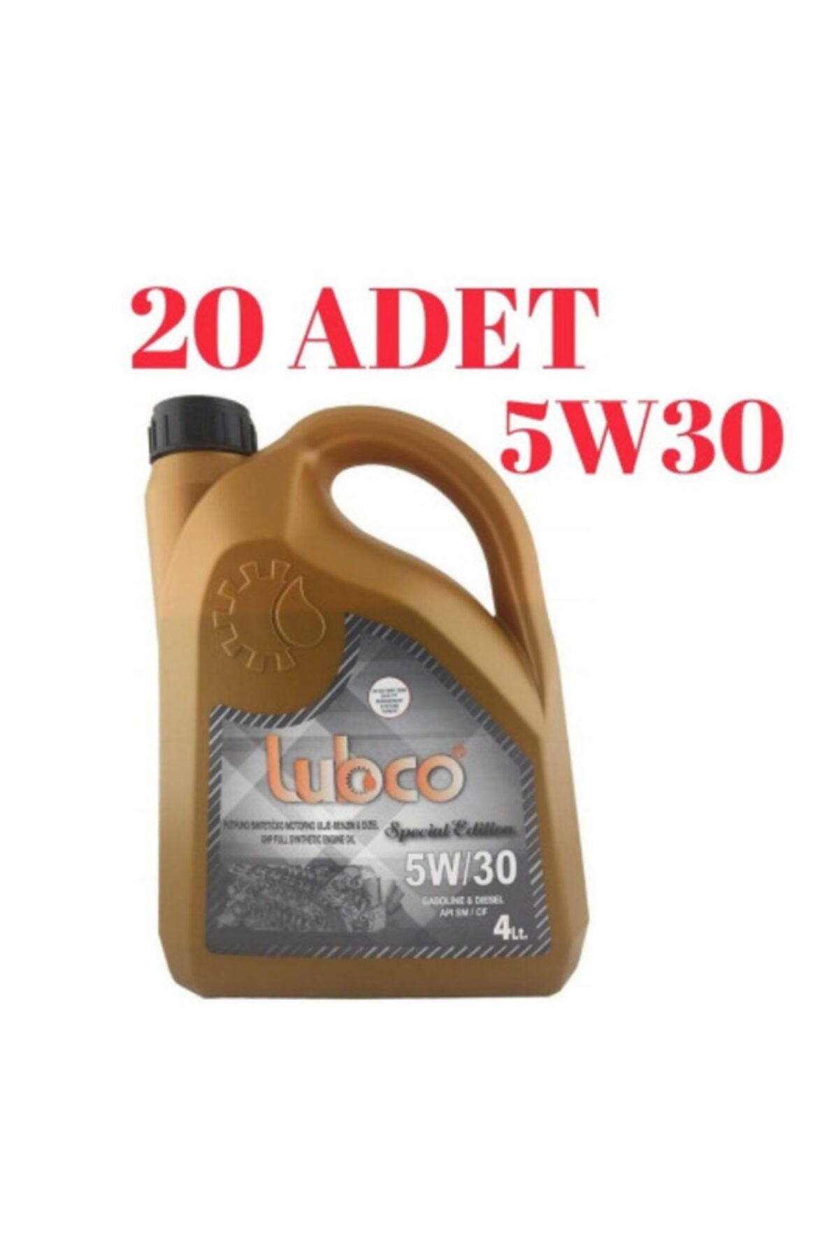 Lubco 5w30 4 Litre Tam Sentetik Motor Yağı (20 Adet)