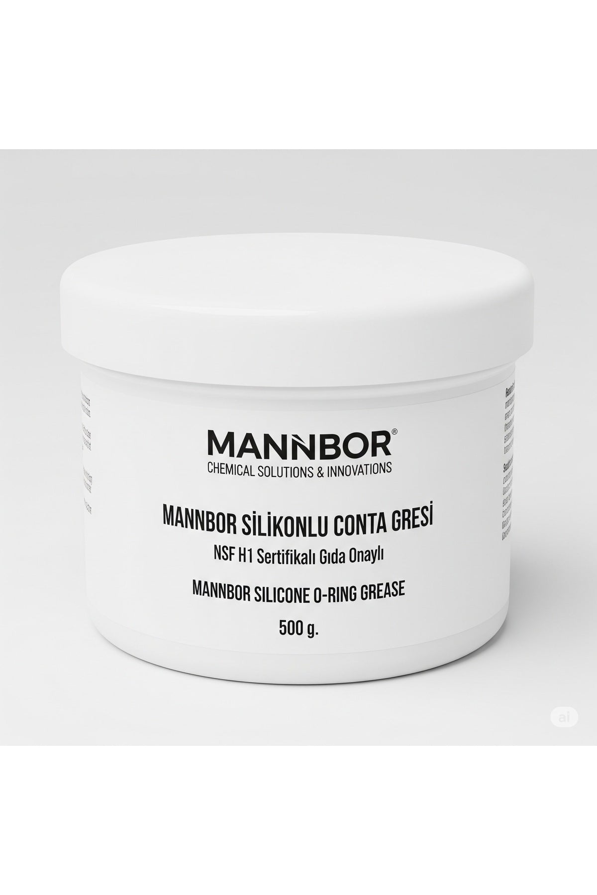 Mannboron Nano Slikonlu Conta Gresi NSF H1 Gıda Uyumlu 500 grm