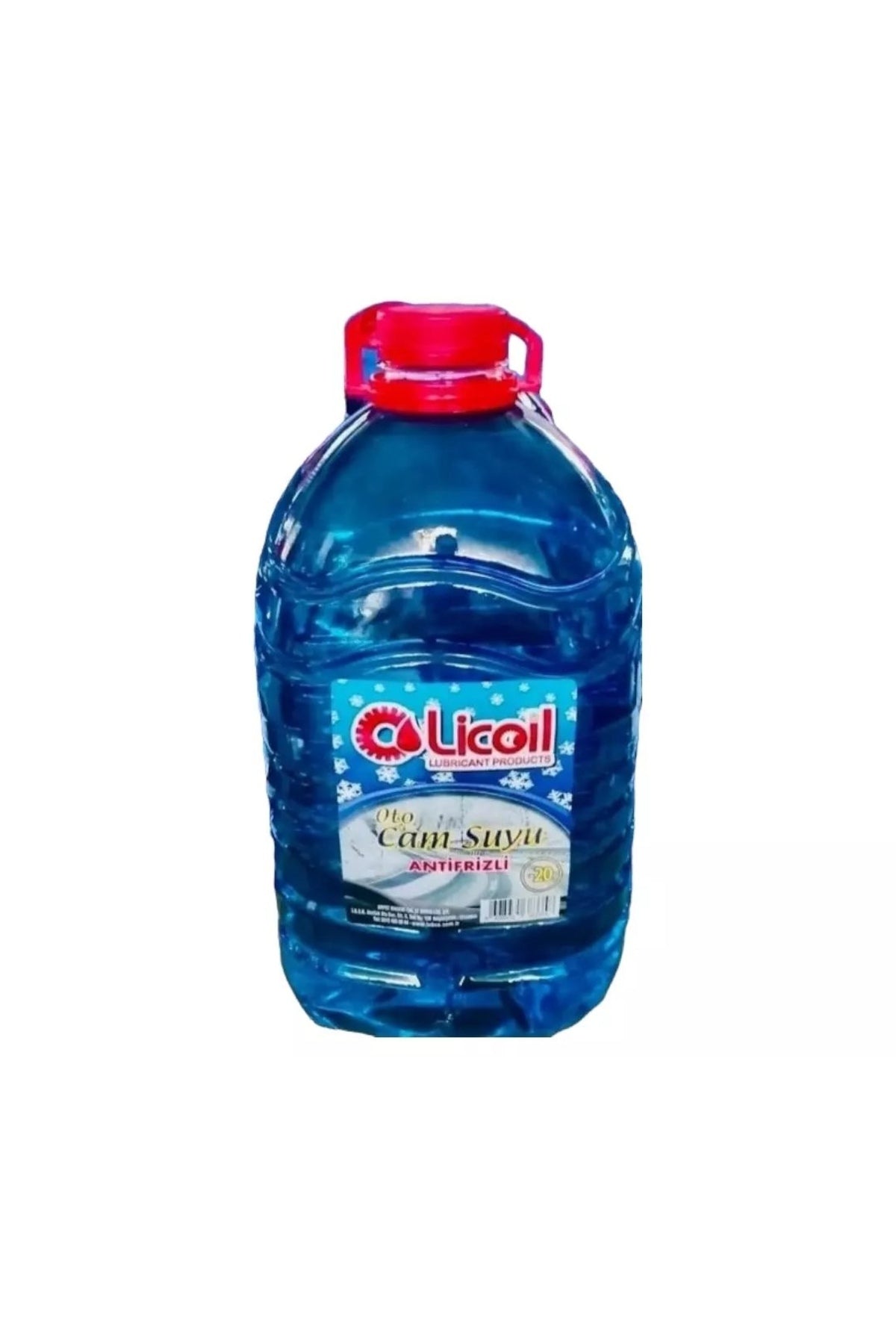 Licoil Antifrizli Şampuanlı Parfümlü Oto Cam Suyu 5 Lt -20c Derece