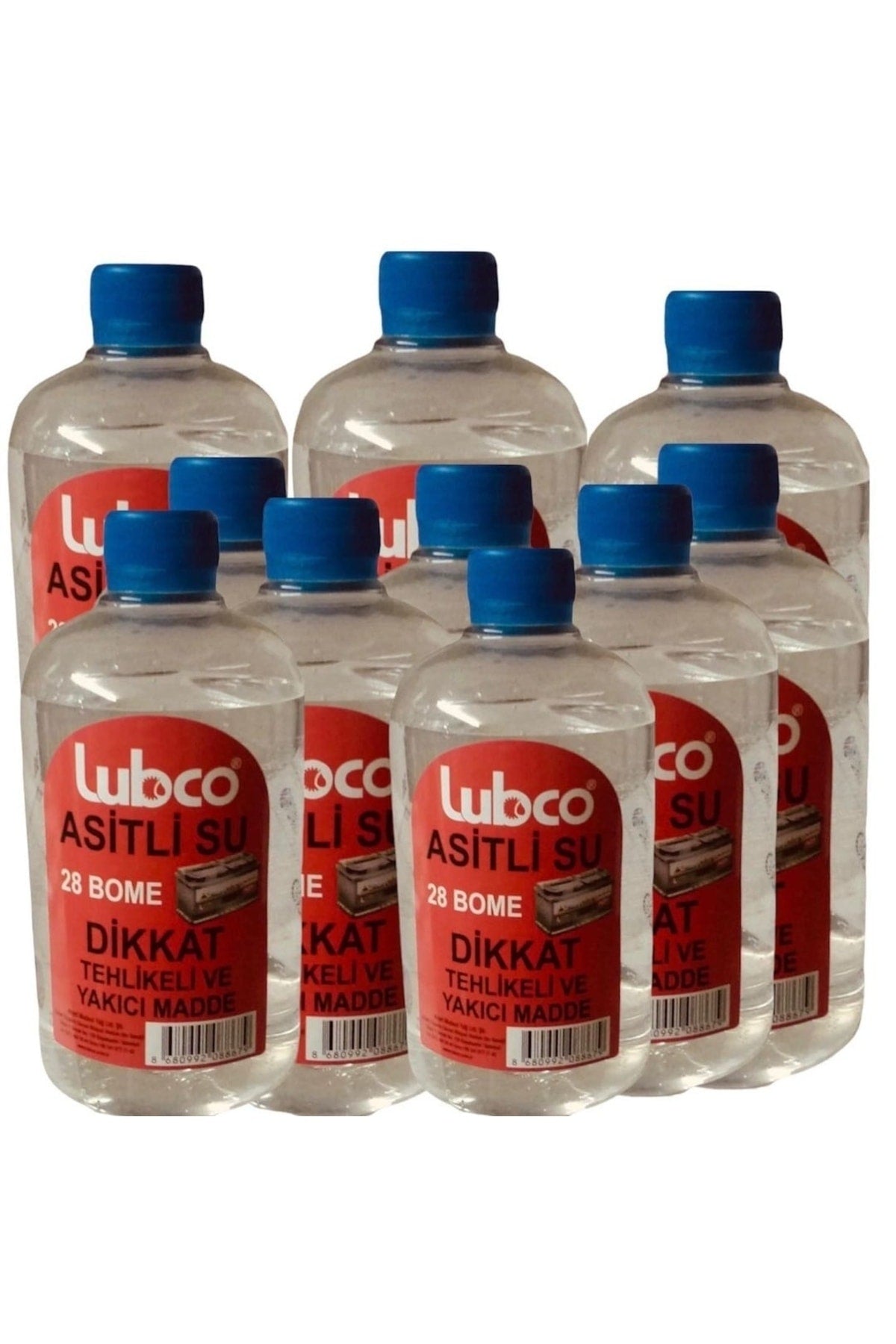 Asitli Su(Akü Asiti) 500 ml X 10 Adet
