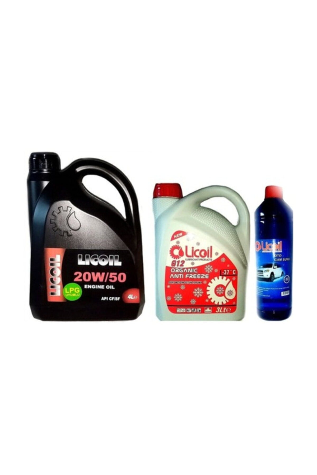 Lpg 20w50 4lt kırmızı -37 3lt Antifriz cam Suyu