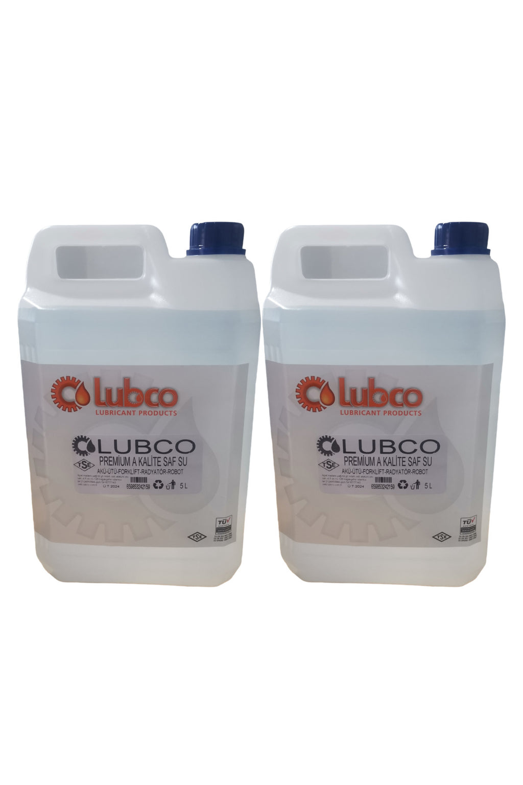 Saf Su Bidon  Ütü-Akü -Radyatör Suyu 5 Litre X 2