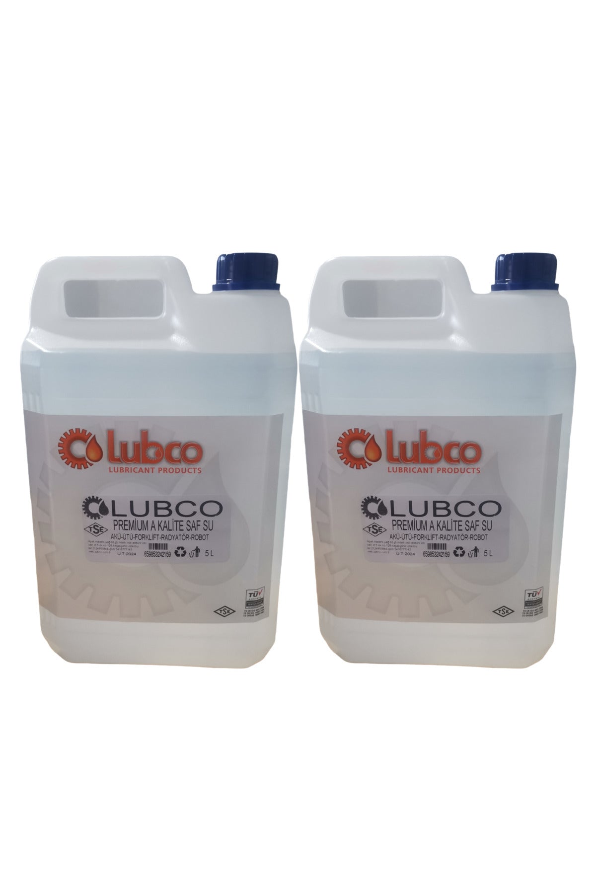 Saf Su Bidon  Ütü-Akü -Radyatör Suyu 5 Litre X 2