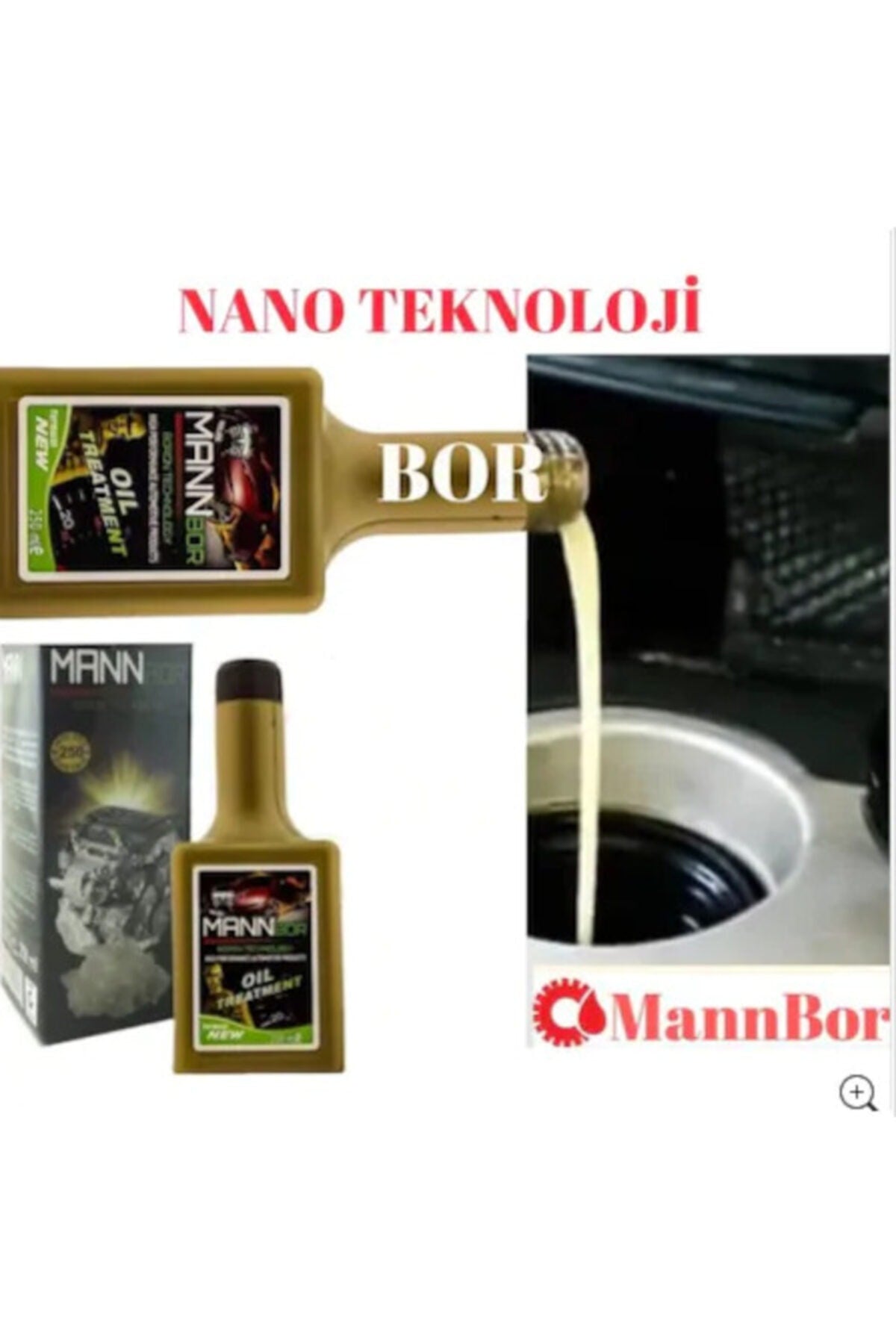 New Nano Teknoloji Gold Bor Elmas Motor Yağ Katkısı 250 M