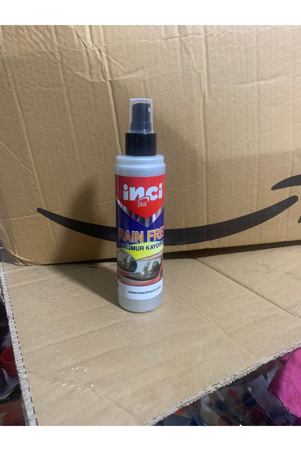 İnci Yağmur Kaydırıcı Su Itici Oto Ayna Kask Araba Camı Su Kaydırıcı Koruyucu 150 ML