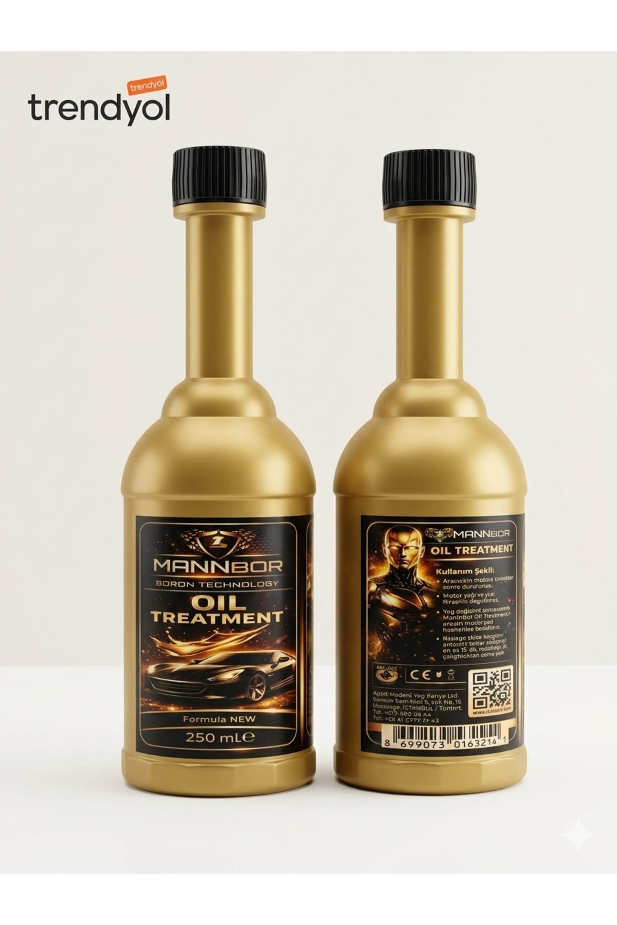 Mann Bor New Nano Teknoloji Gold Bor Elmas Motor Yağ Katkısı 250 ml