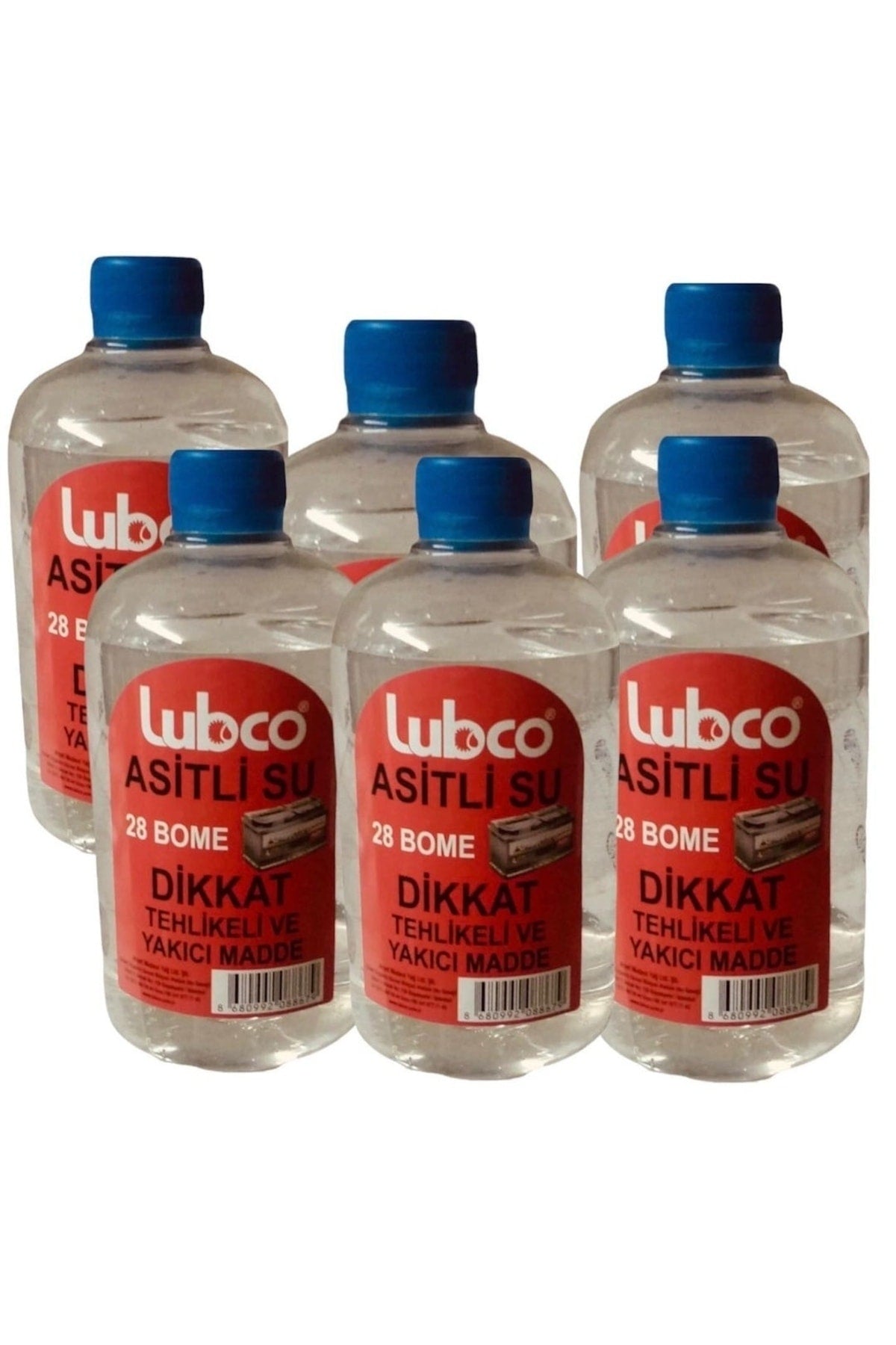 Asitli Su(Akü Asiti) 500 ml X 6 Adet