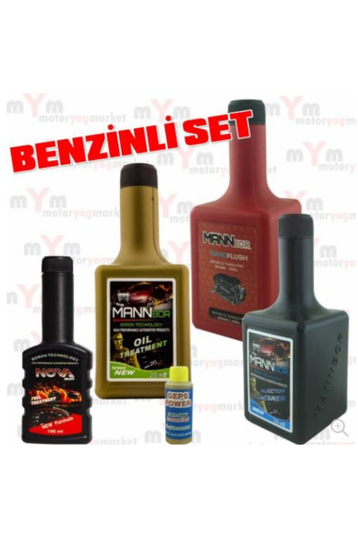 Mann Oil Bor+enjektör+motor Içi Temizleme+benzin Katkısı 250 ml