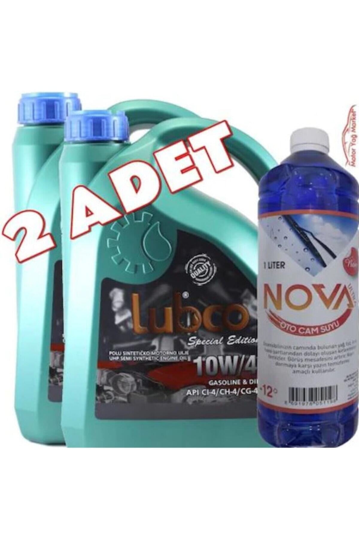 10w40 4 Litre Semi Sentetik Motor Yağı 2 Adet+cam Suyu