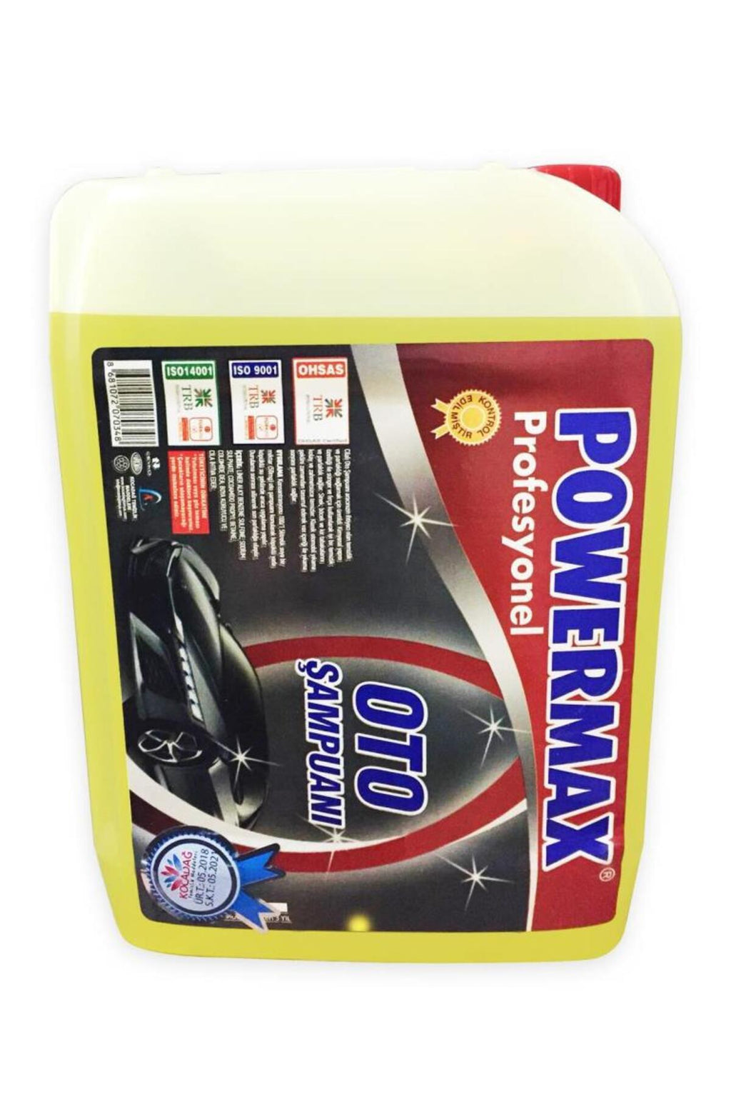 Powermax Profesyonel Cilalı Oto Şampuanı Fırça İle Yıkama 5 KG