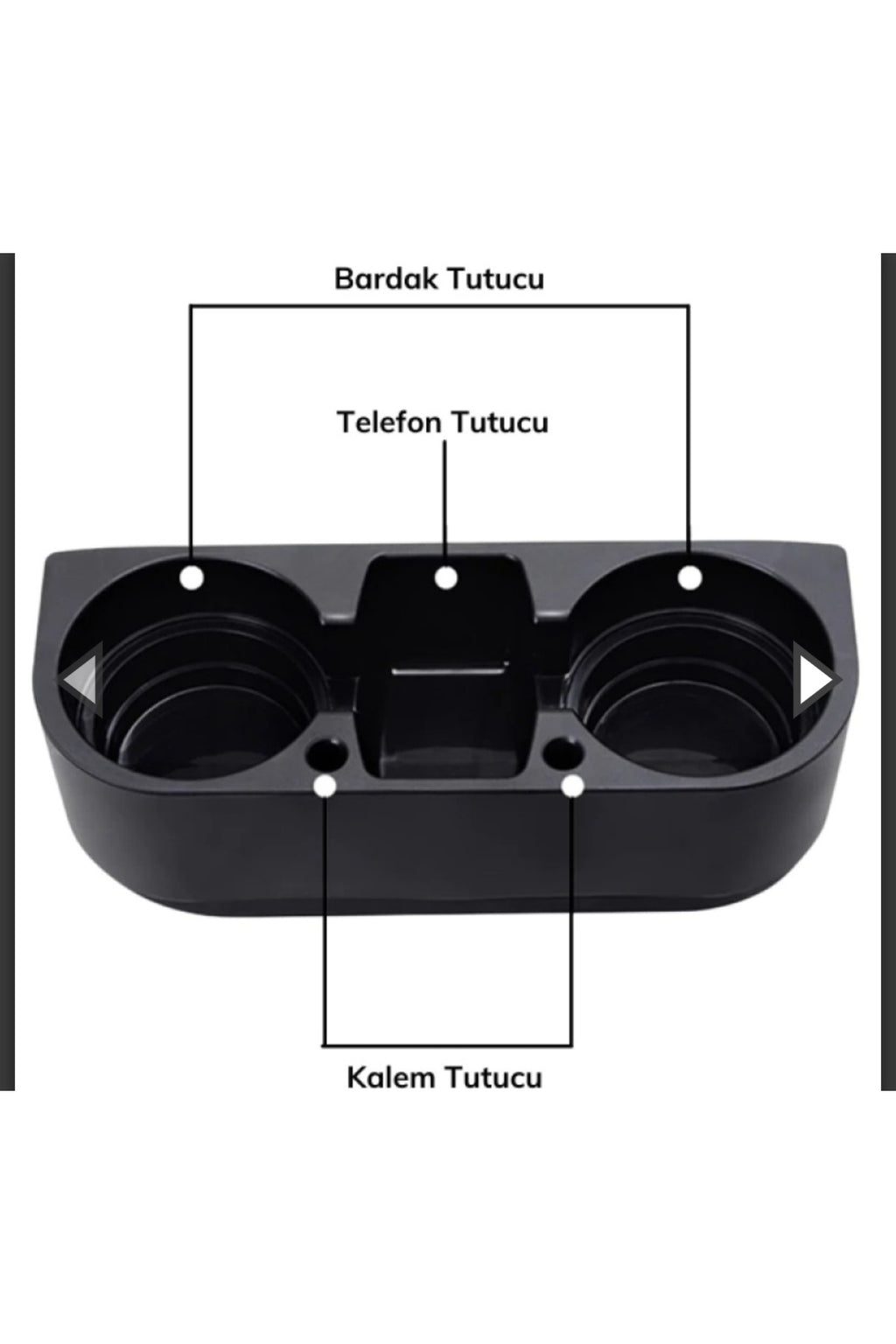 Oto Koltuk Yanı Bardak Tutucu Organizer