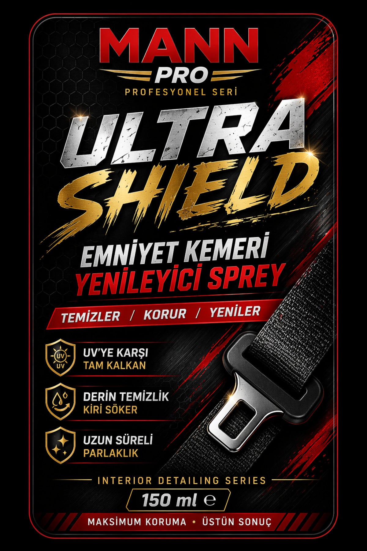 PRO Emniyet Kemeri Yağlayıcı Ultra kaydırıcı 150 ml Sprey