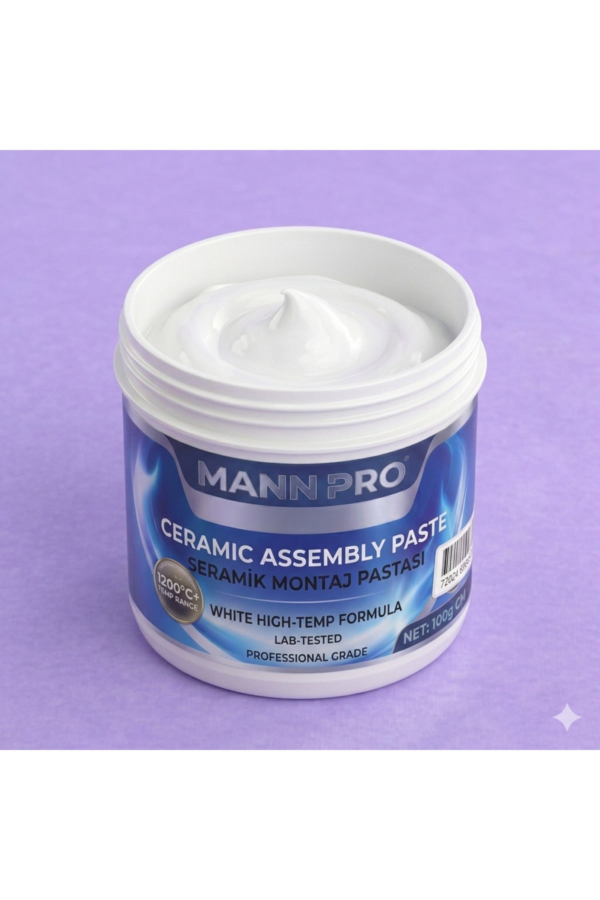MANN Nano Beyaz Seramik Gres Anti-Seize - 1200°C Isıya Dayanıklı Montaj Pastası 100g