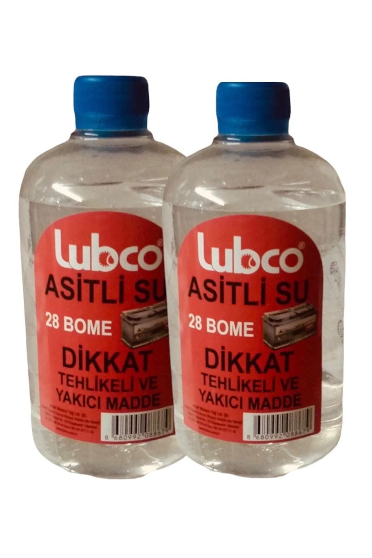 asitli su akü asidi 28 bome  2 X 500 GRM
