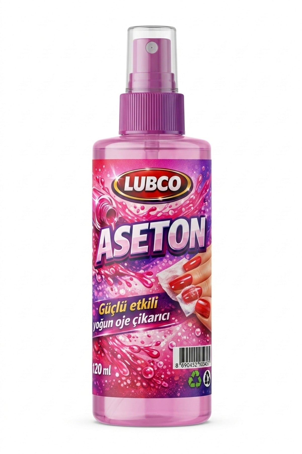 Aseton güçlü Etkili Oje Çıkarıcı 120 ml