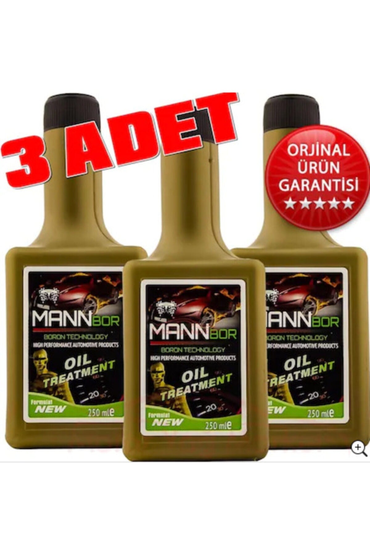 New Nano Teknoloji Gold Bor Elmas Motor Yağ Katkısı 250 ml(3 Adet)