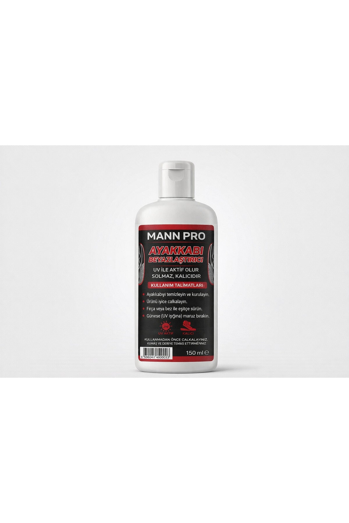 PRO Ayakkabı Taban Beyazlatıcı Sararma Karşıtı Yüksek Etkili Oksidan KremJel (150 ml)