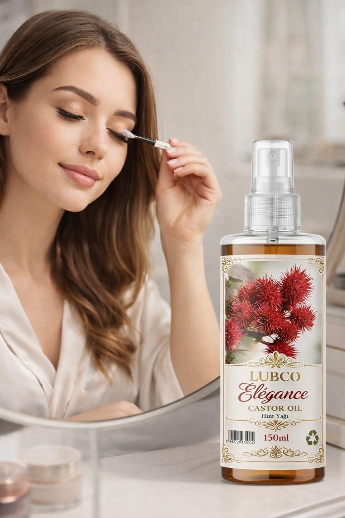 ELEGANCE Castor Oil Hint Yağı Soğuk Sıkım %100 Saf Ve Doğal 150ML