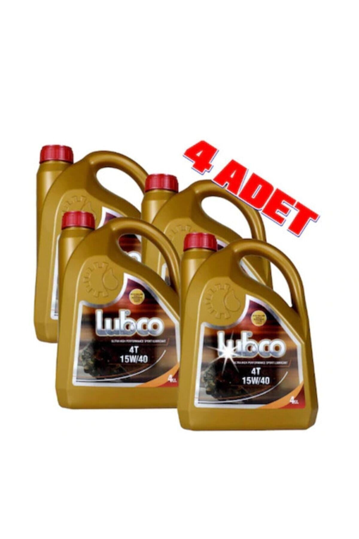 15w-40 4t 4 Litre Motosiklet Yağı (4 Adet)