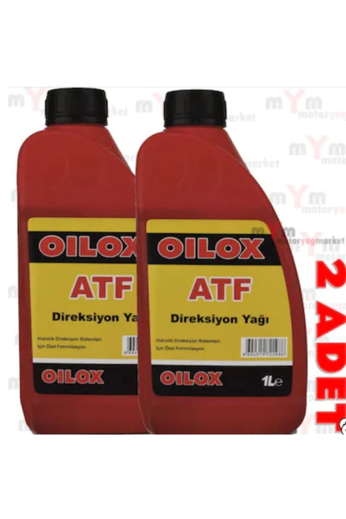 Atf Hidrolik Kırmızı Direksiyon Yağı 900ml 2 Adet