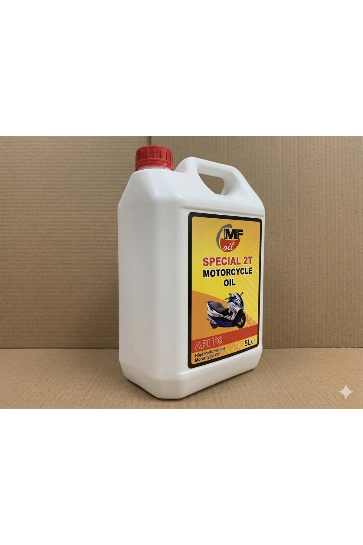 Mf 2t Yağ Kırmızı T 2 Zamanlı Motor Yağı Benzinli Testere ve Tırpan Yağı 5 Lt Bidon