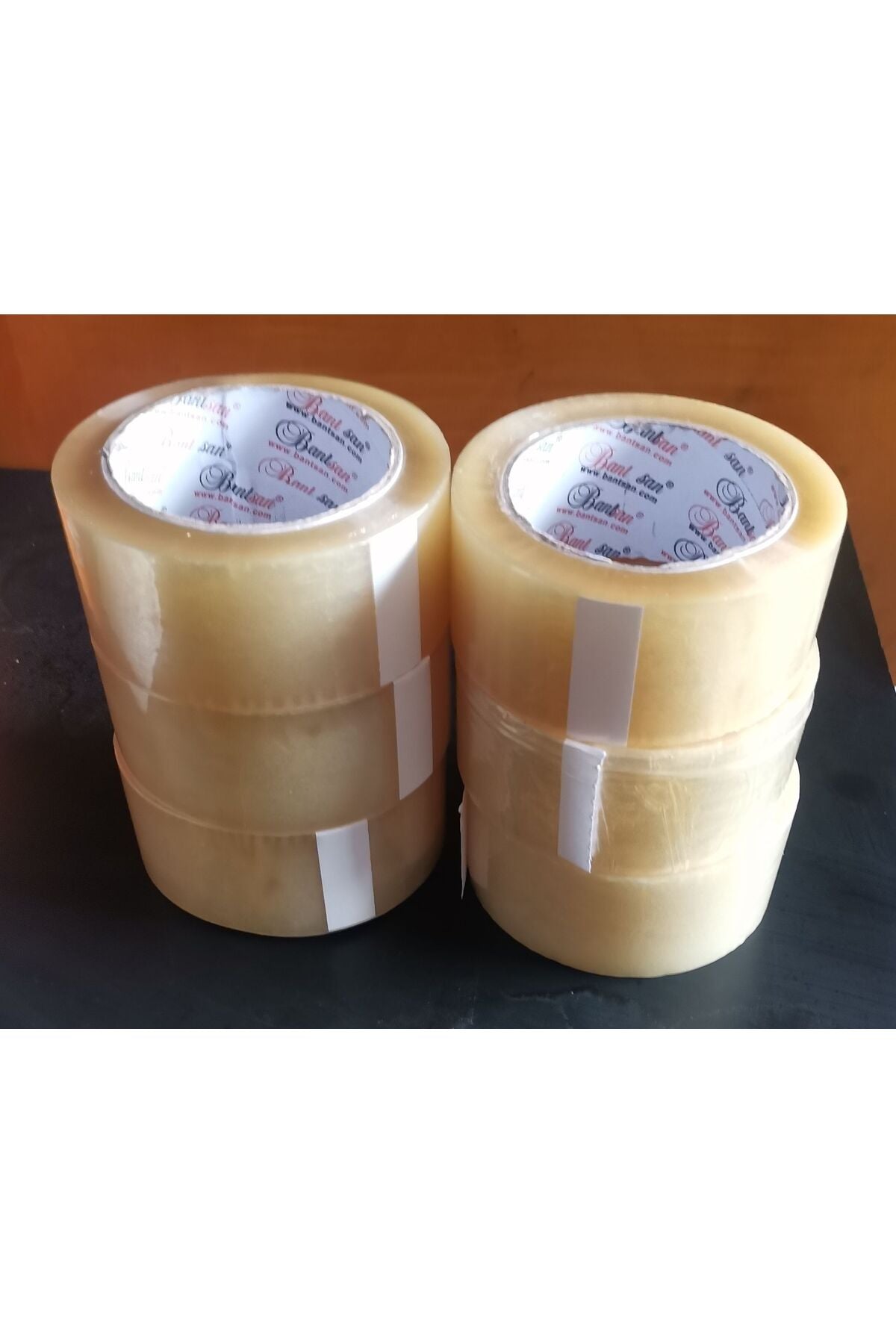 koli bandı 45x100 şeffaf kopan bant kargo bandı x6 Adet