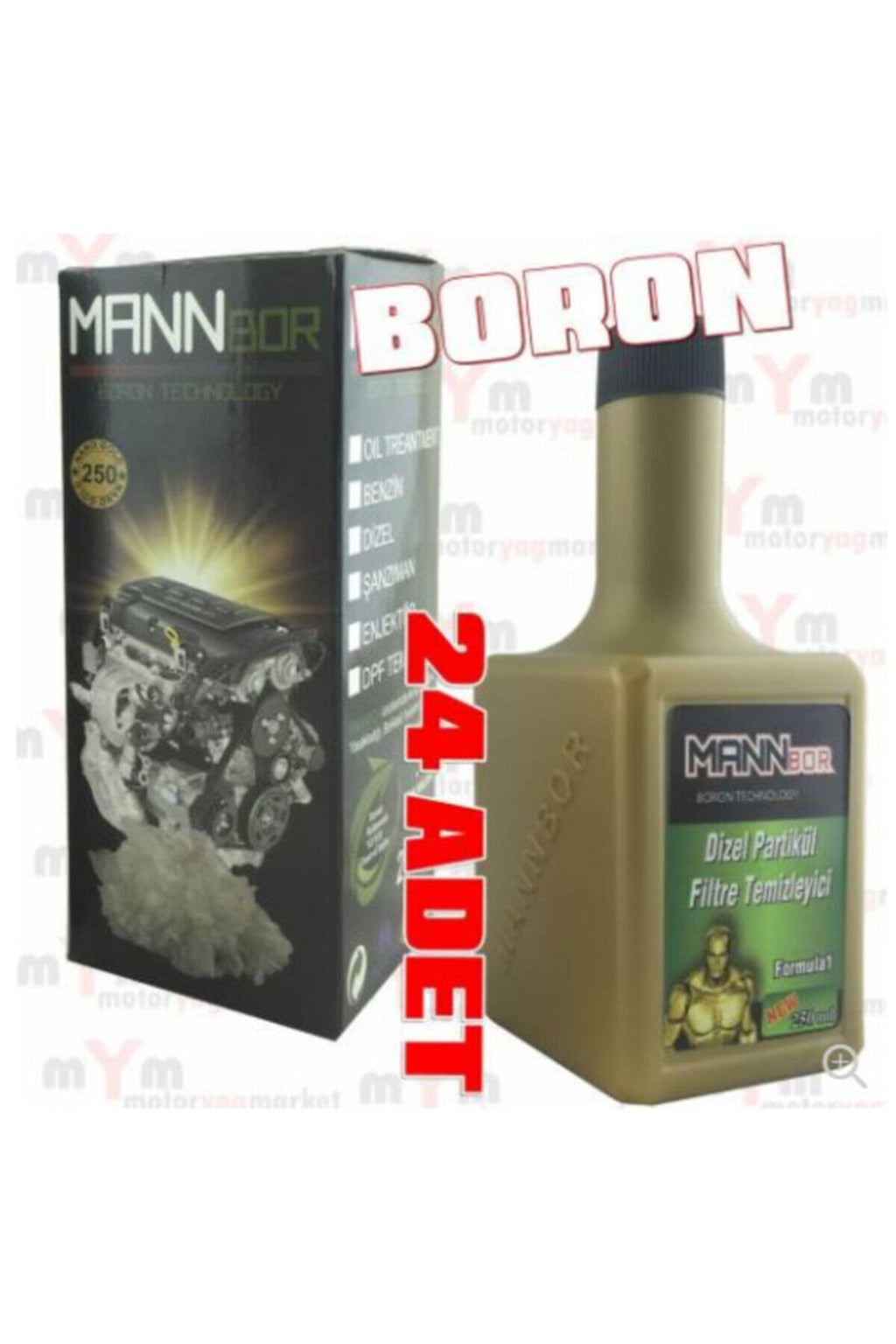 Dpf Dizel Partikül Filtre Temizleyici Katkı 250ml 24 Adet