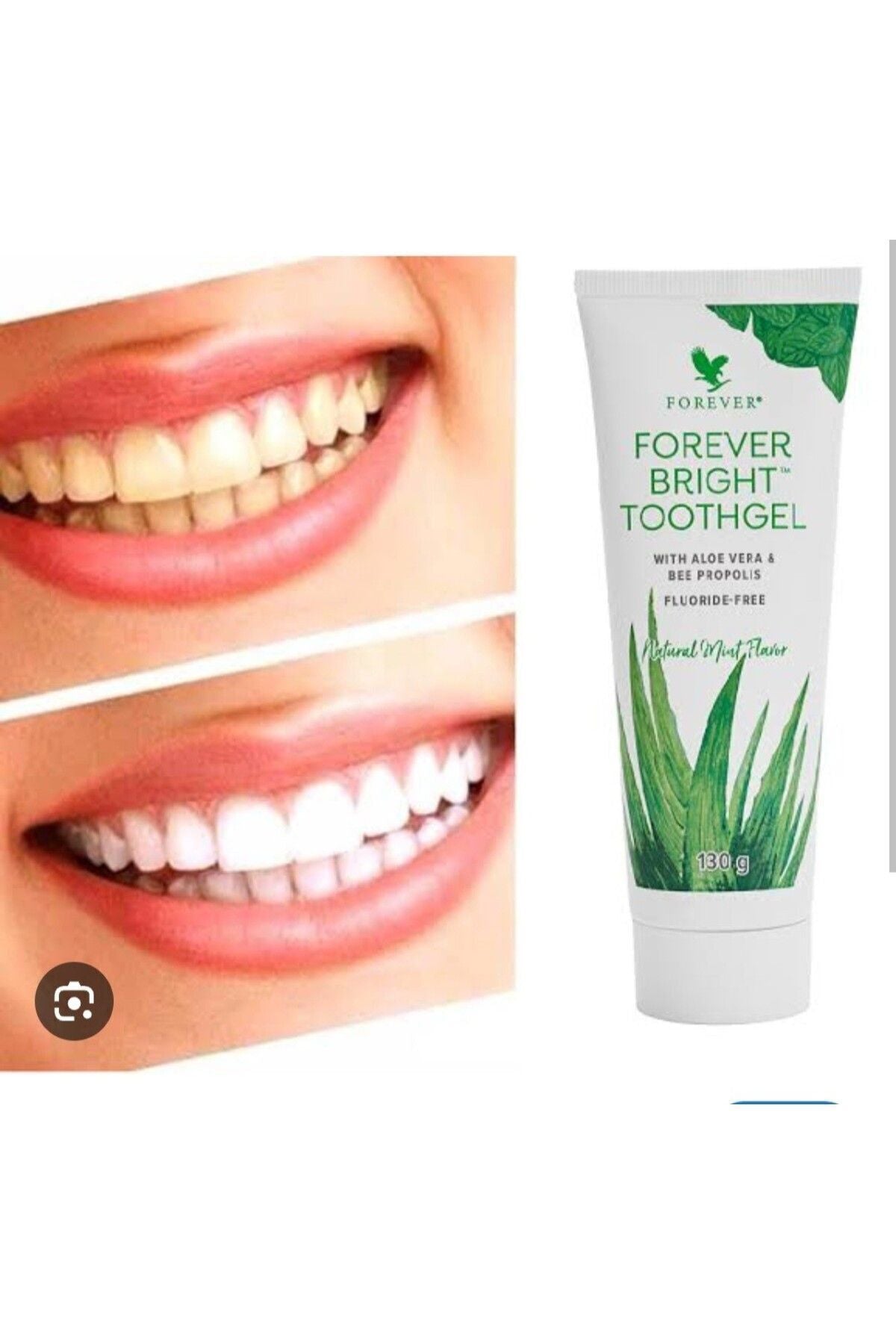 Forever Brıght Toothgel Aloe Veralı Diş Macunu 4'lü Takım