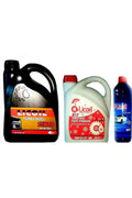 Turbo 15w40 4lt+kırmızı -37 3lt Antifriz+cam Suyu
