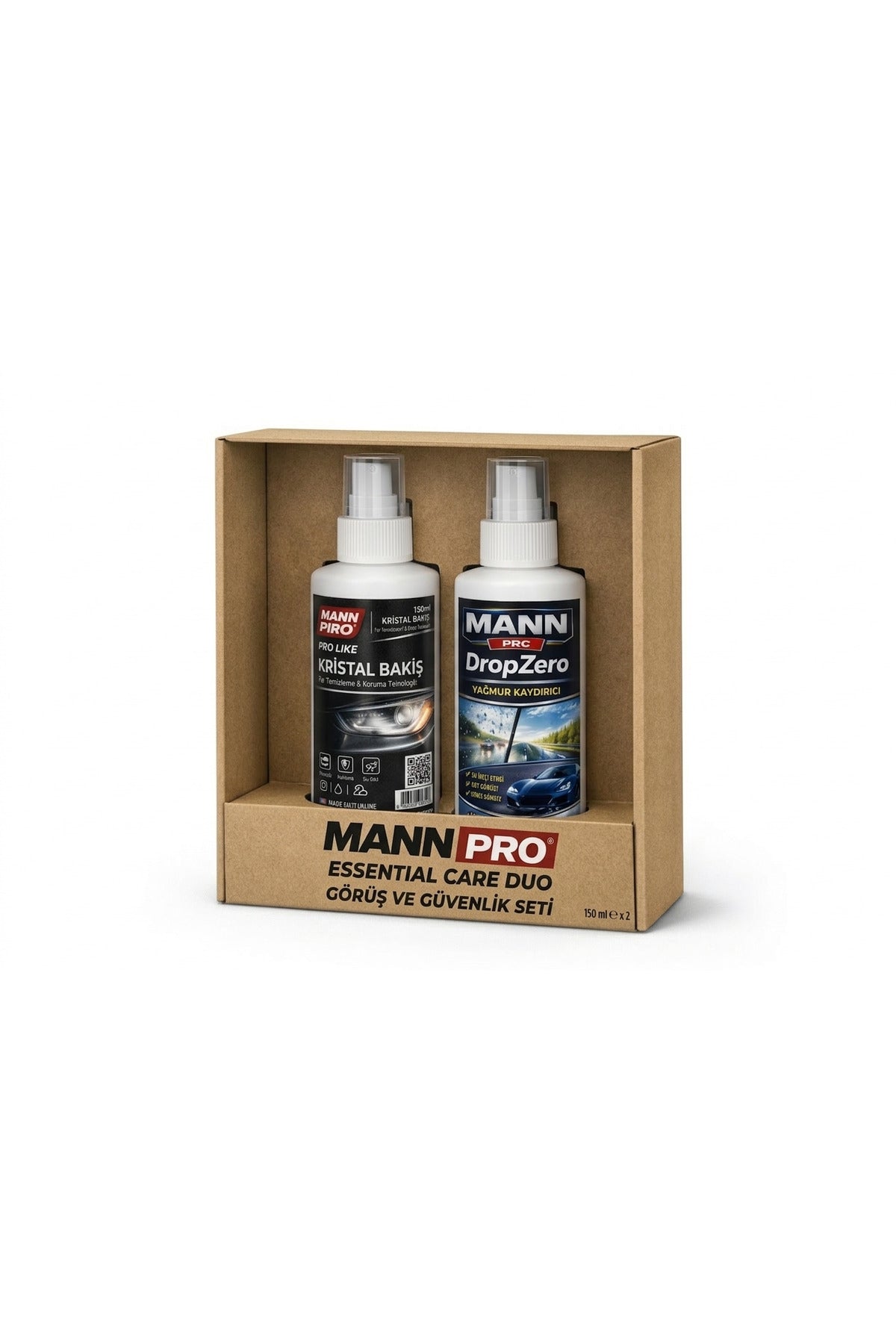 pro 50 Saniyede Kararmış Far Temizleyici 150 ml ve Yağmur Kaydırıcı 150ml 2 Li Set -