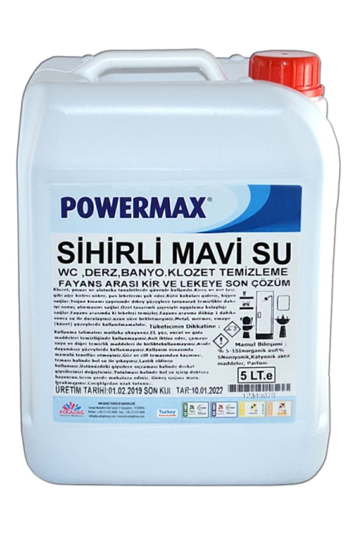 Sihirli Mavi Su 5 Lt