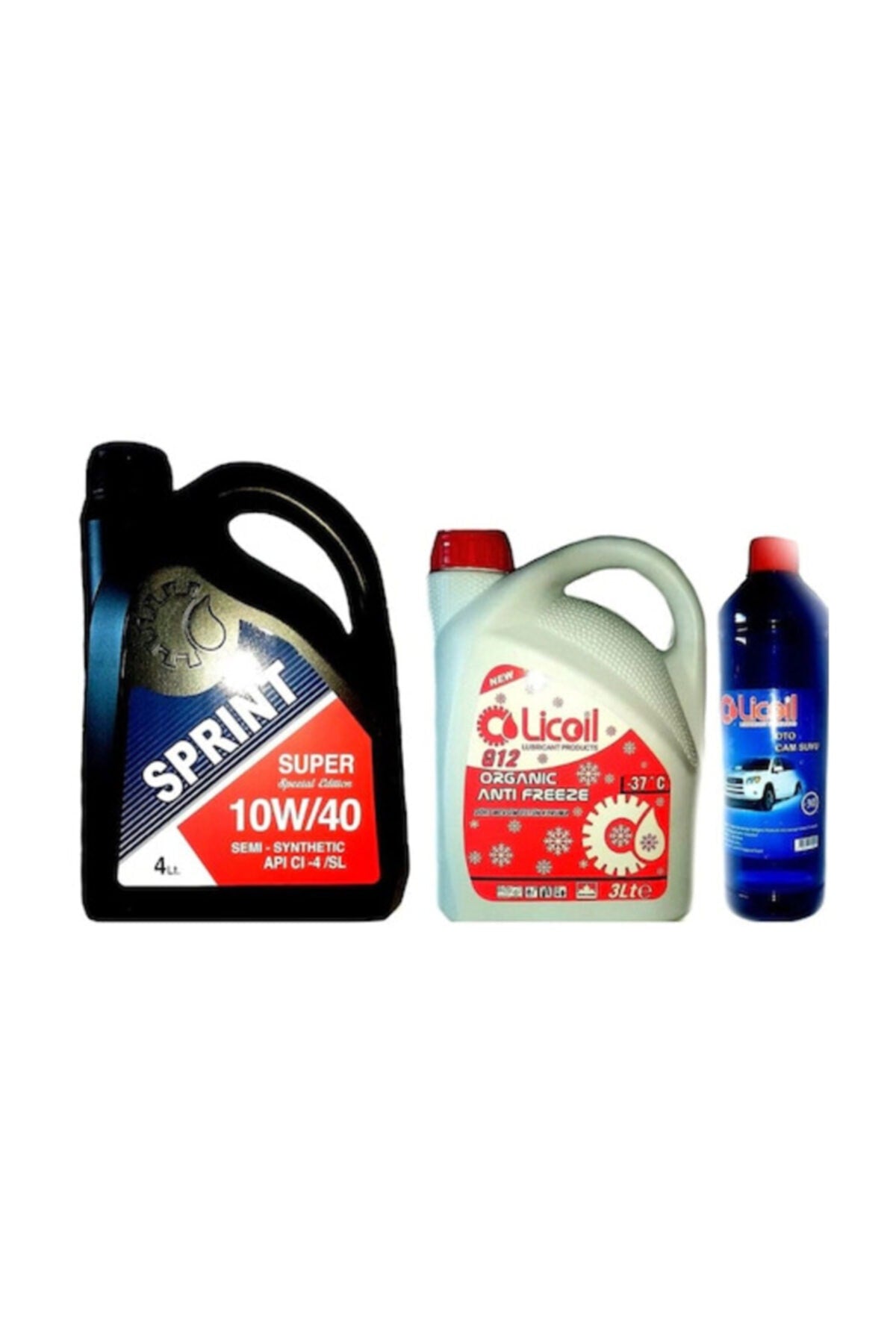 10w40 4lt+3lt G12 Antifriz 3lt -37+cam Suyu