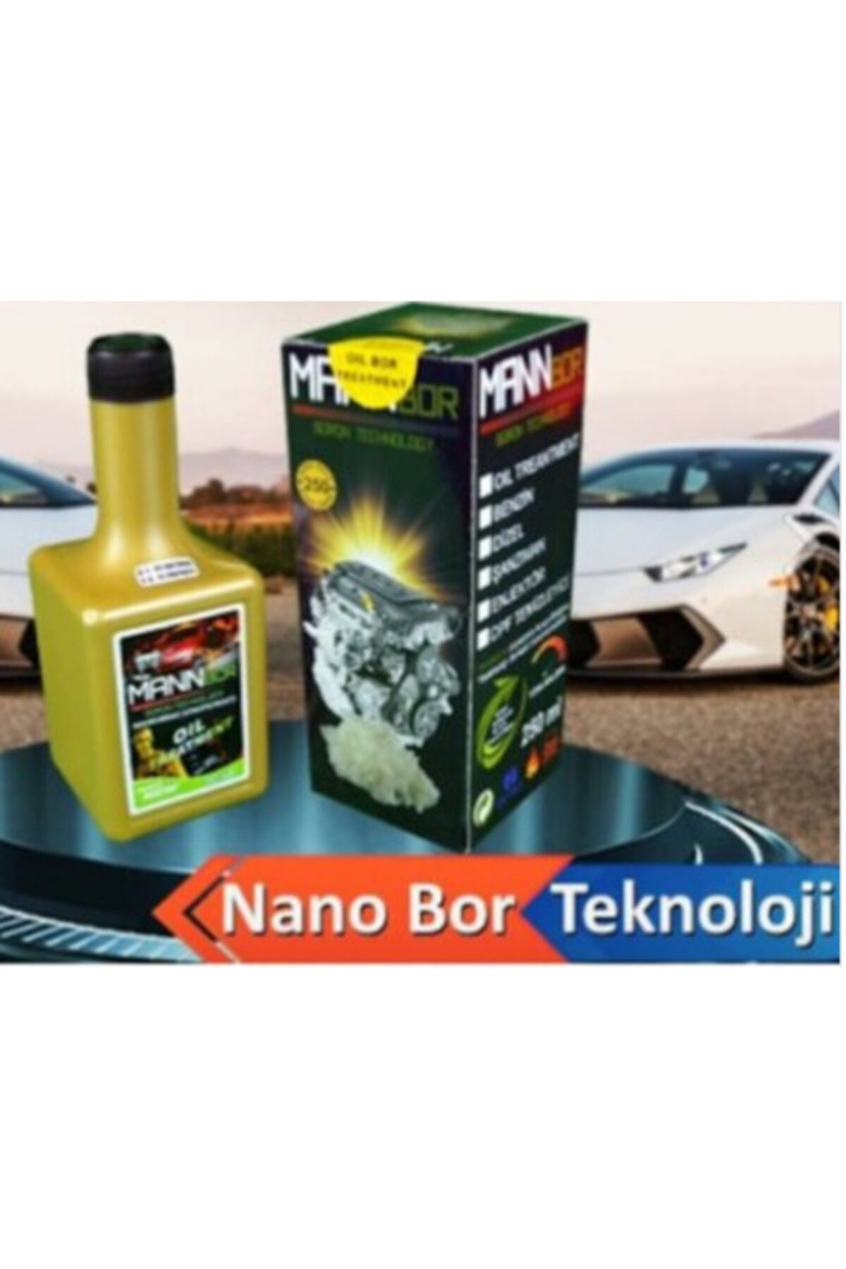 New Nano Teknoloji Gold Bor Elmas Motor Yağ Katkısı 250 M